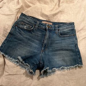 Joe’s Jeans High Waisted Denim Shorts